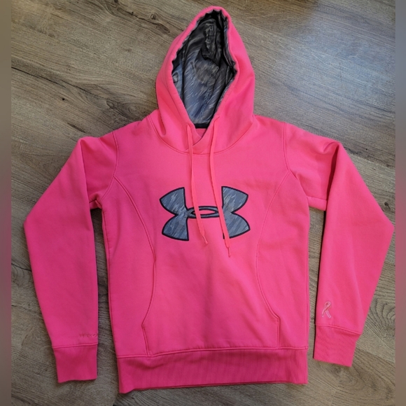 Under Armour pink breast cancer hoodie size XS - Picture 1 of 6